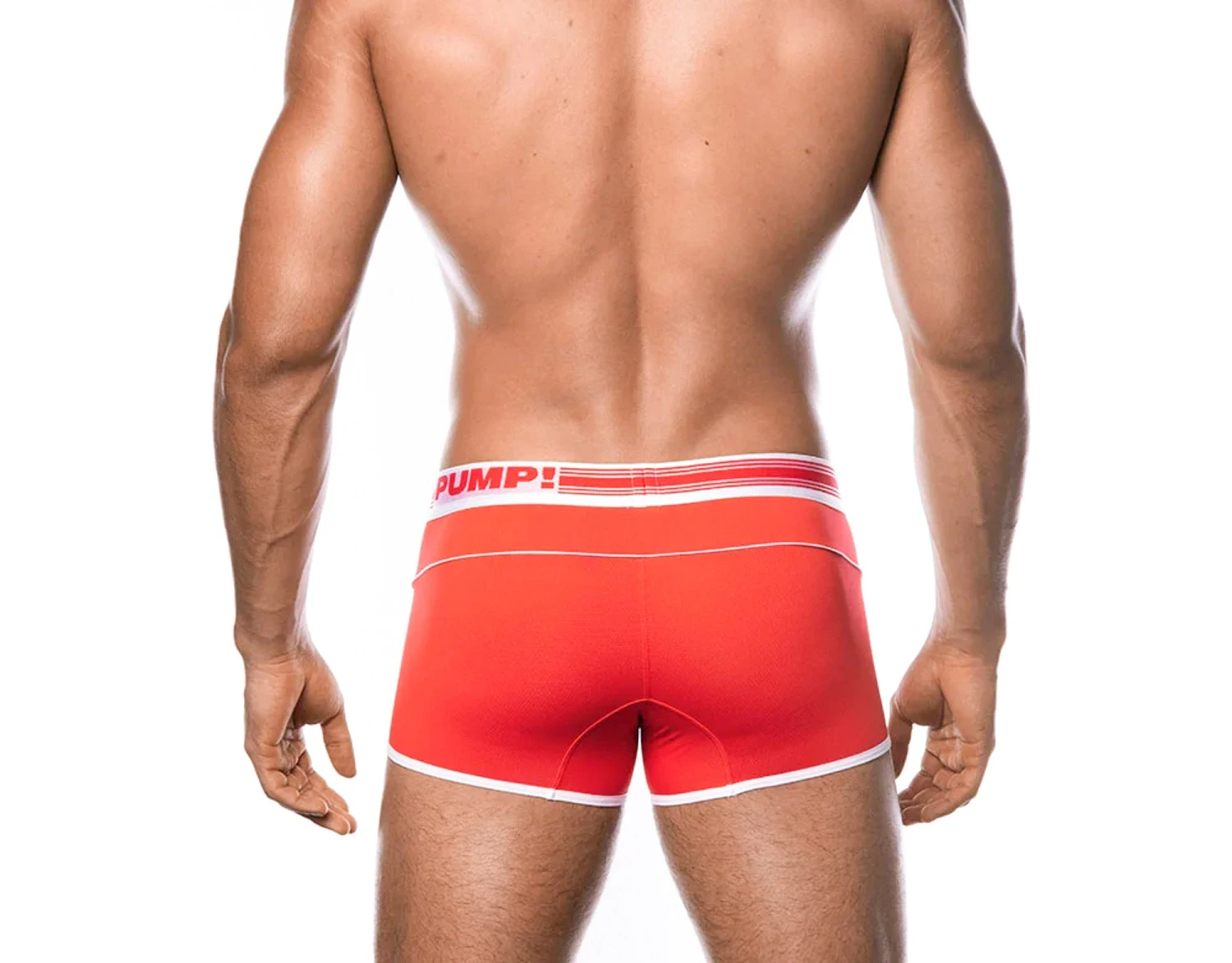 PUMP! Red Free-Fit Trunks 5 PUMP! Red Free-Fit Trunks - Image 3