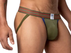 Bike Athletic Mesh Jockstrap - Olive -Underwear Speedo 12253 45719.1652561628