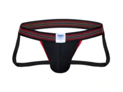 Bike Athletic Mesh Jockstrap - Black