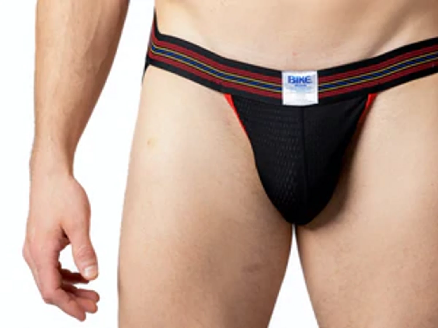 Bike Athletic Mesh Jockstrap - Black 4 Bike Athletic Mesh Jockstrap - Black - Image 2