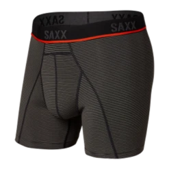 SAXX Kinetic HD - Boxer Brief - Gray Mini Stripe
