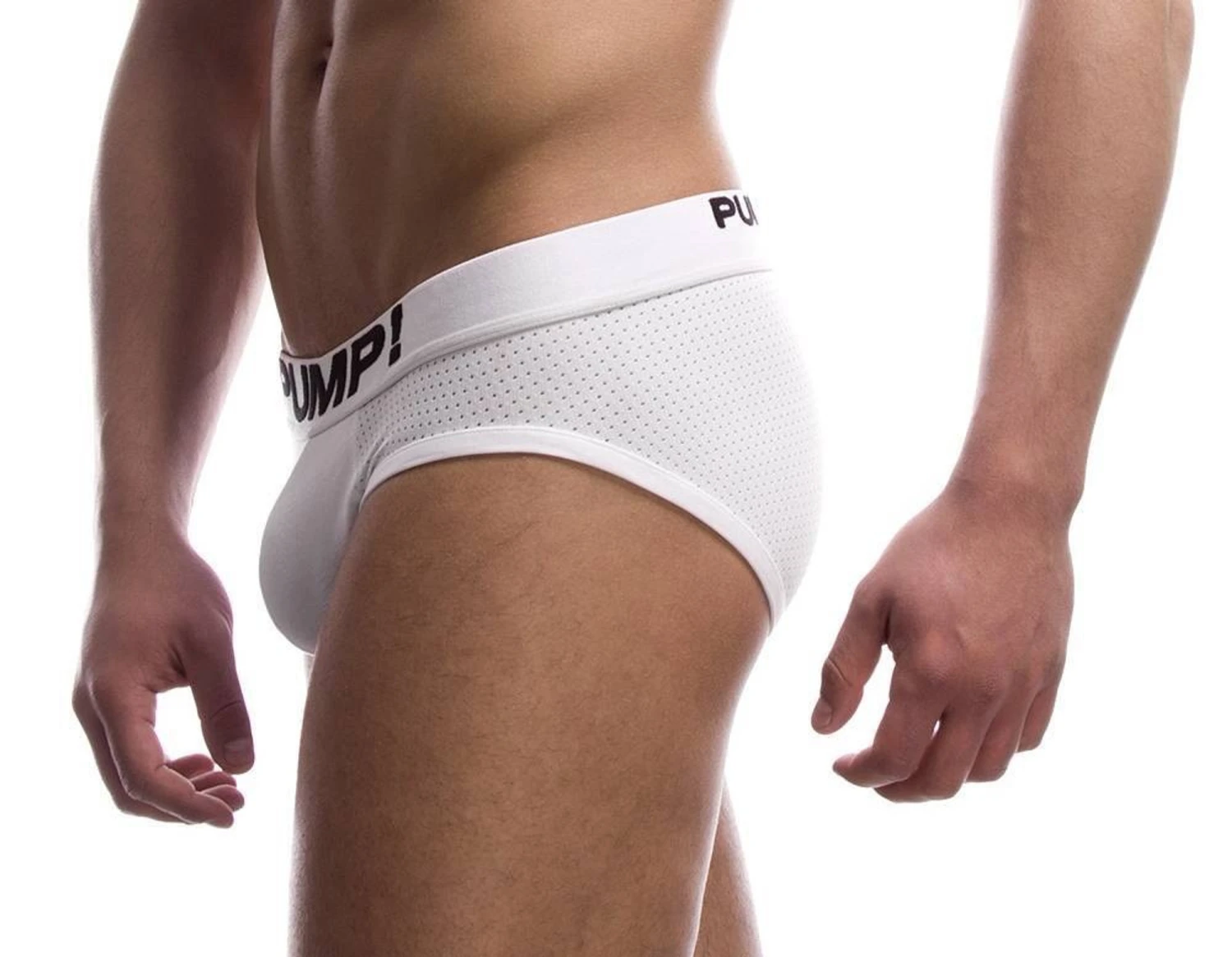 PUMP! White Classic Brief 4 PUMP! White Classic Brief - Image 2