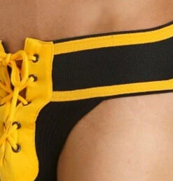 Jack Adams - Footballer Lace-Up Jockstrap - Black/Yellow 8 Jack Adams - Footballer Lace-Up Jockstrap - Black/Yellow -Underwear Speedo 21973 D 34254.1683764110