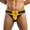 Jack Adams - Footballer Lace-Up Jockstrap - Black/Yellow 1 Jack Adams - Footballer Lace-Up Jockstrap - Black/Yellow -Underwear Speedo 21973 F2 31864.1683764109