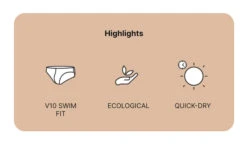 2eros - V10 Print Swim Brief - Monstera Black -Underwear Speedo 2eros Swim Brief Detail 17985.1679004796