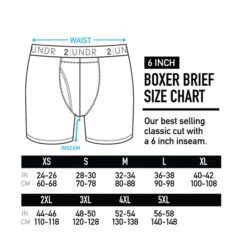2UNDR - Swing Shift Boxer Brief - Orange/Gray -Underwear Speedo 45955 Sizing 11694.1663122361