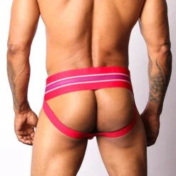 CellBlock 13 Tight End Jockstrap - Red -Underwear Speedo 4722 79617.1652561641