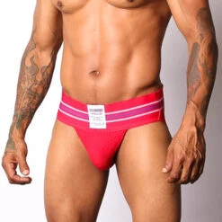 CellBlock 13 Tight End Jockstrap - Red -Underwear Speedo 4723 00172.1652561642