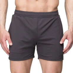 St33le - 1466 Performance Gym Shorts - Charcoal