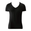 Hanro - Micro Touch V-Neck Tee Shirt - Black -Underwear Speedo 49567 F1 45623.1677787777