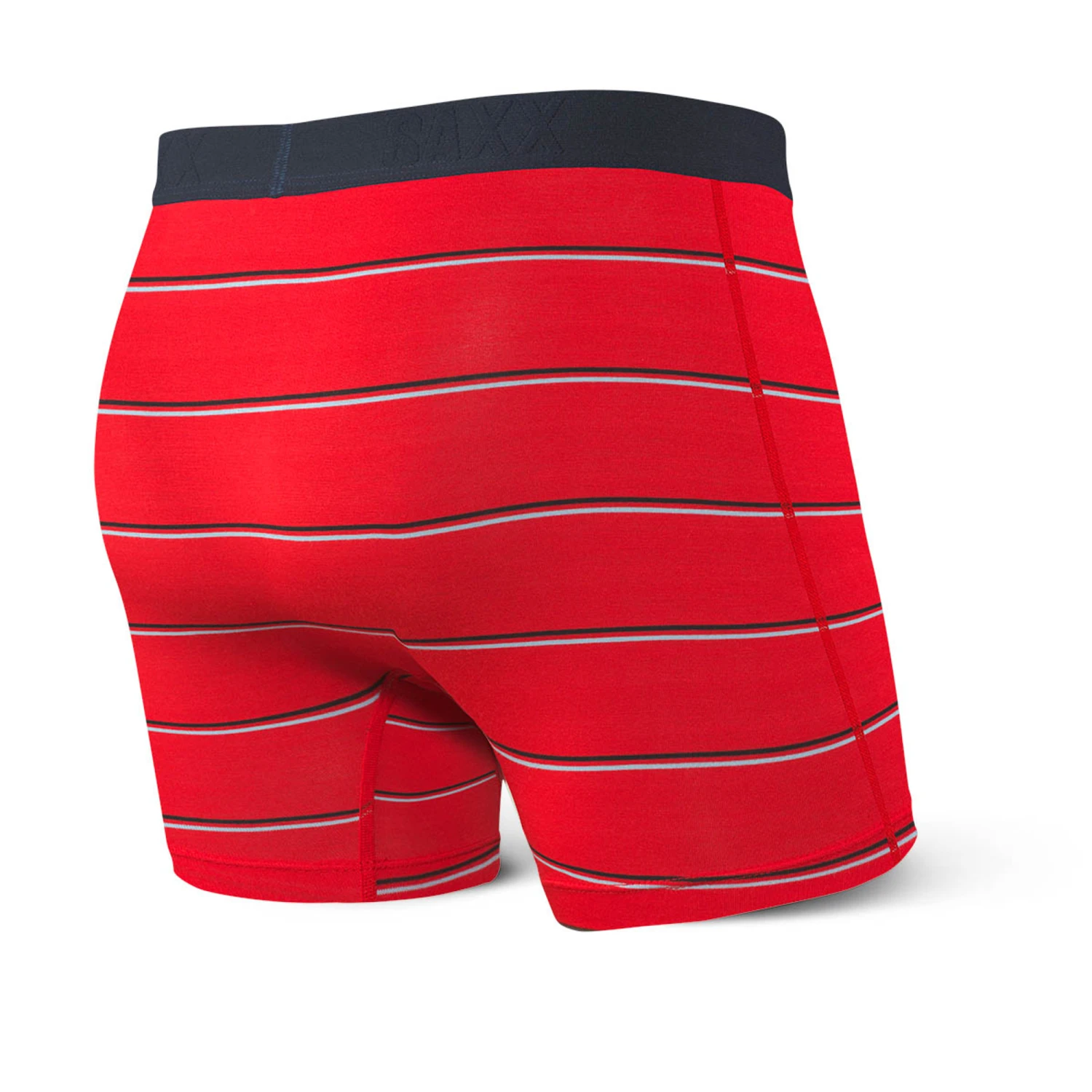SAXX Vibe Red Shallow Stripe Boxer Brief 4 SAXX Vibe Red Shallow Stripe Boxer Brief - Image 2