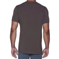 Wood - Crew Neck Tee Shirt - Walnut -Underwear Speedo 55008 B2 38068.1666137520