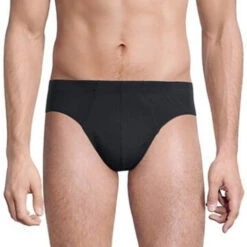 Hanro - Cotton Superior Brief - Black -Underwear Speedo 56039 F 89388.1677788417