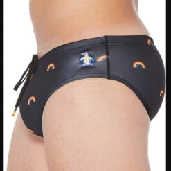 Penguin - Pride Rainbow Swim Brief - Dark Sapphire 7 Penguin - Pride Rainbow Swim Brief - Dark Sapphire -Underwear Speedo 57646 S 51729.1680133770