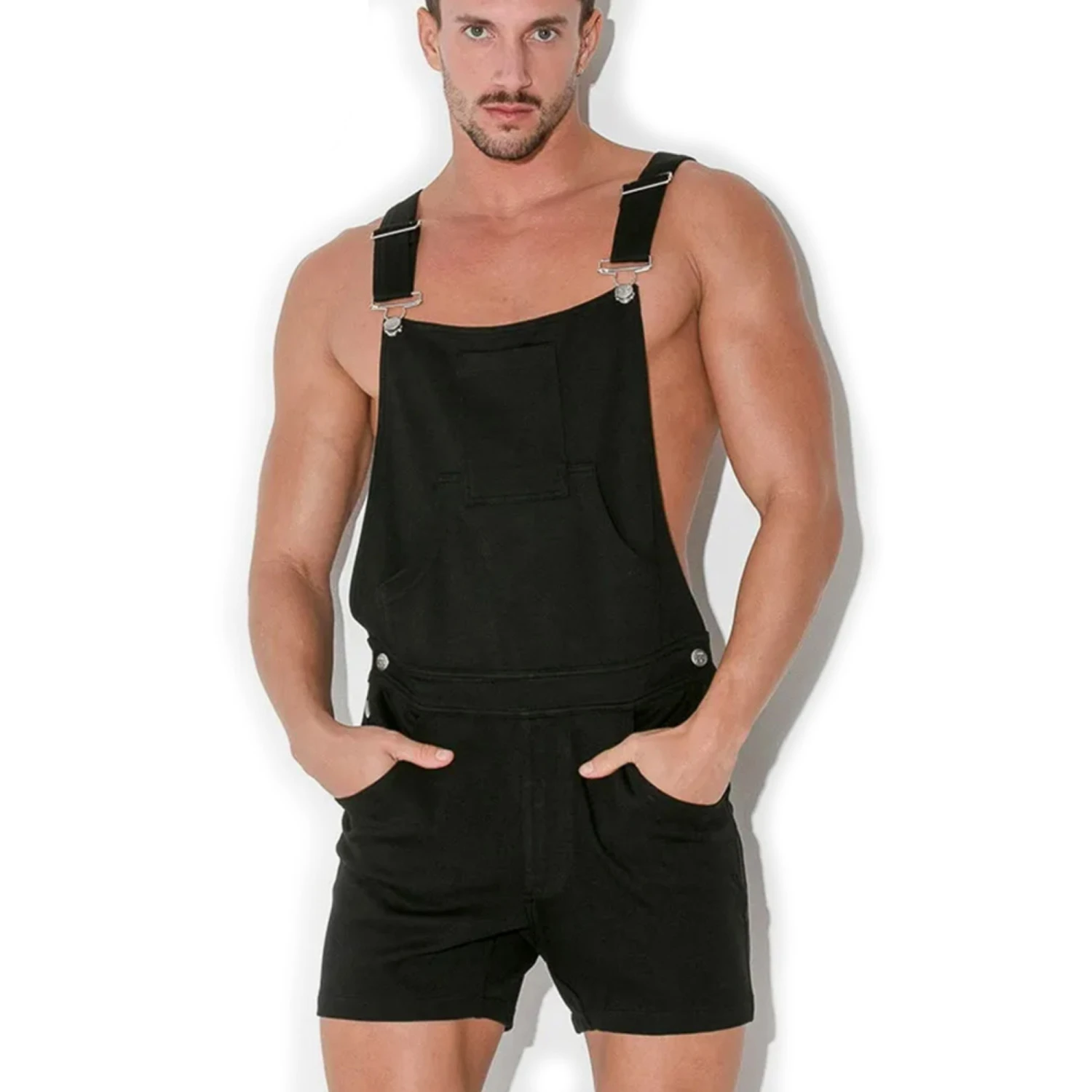 Code 22 - Overall Shorts - Black 3 Code 22 - Overall Shorts - Black