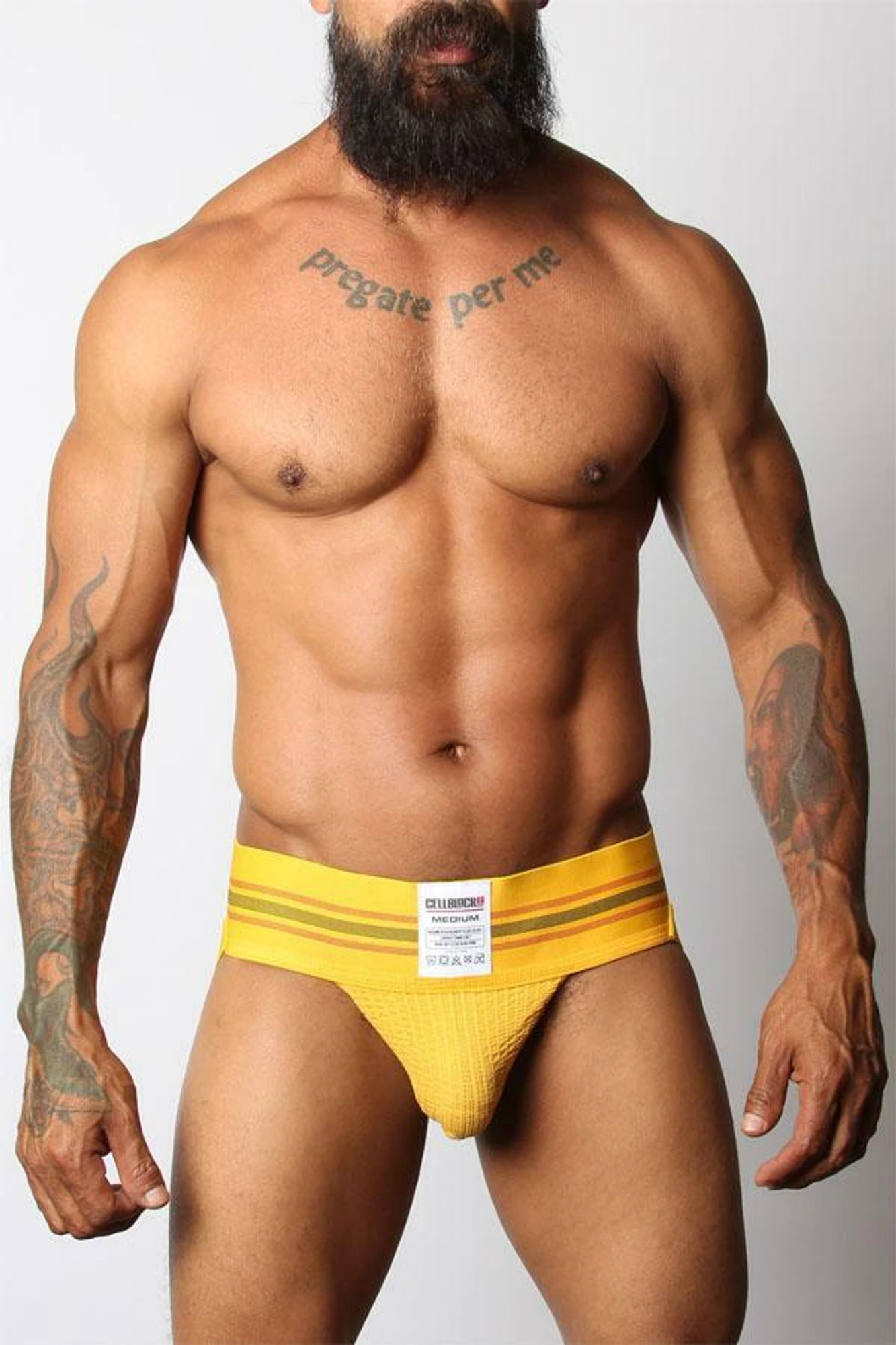 CellBlock 13 Tight End Jockstrap - Yellow 4 CellBlock 13 Tight End Jockstrap - Yellow - Image 2