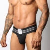 CellBlock 13 Tight End Jockstrap - Black -Underwear Speedo 6120 83305.1652561630