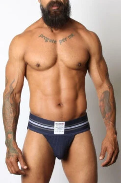 CellBlock 13 Tight End Jockstrap - Navy -Underwear Speedo 6146 35999.1652561627