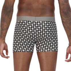Wood - Boxer Brief W/ Fly - B/W Dimension -Underwear Speedo 61489 B2 87916.1666065242