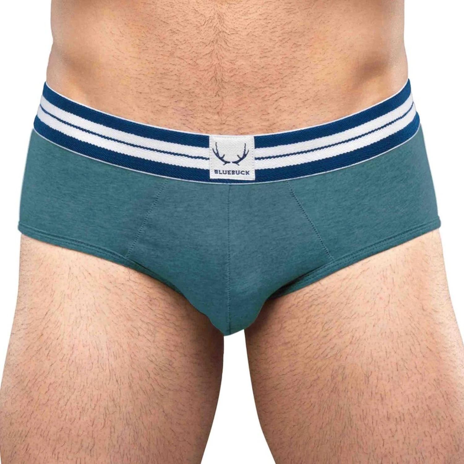 BlueBuck - Classic Organic Cotton Brief - Hydro Green 3 BlueBuck - Classic Organic Cotton Brief - Hydro Green