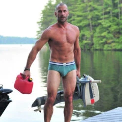 BlueBuck - Classic Organic Cotton Brief - Hydro Green 10 BlueBuck - Classic Organic Cotton Brief - Hydro Green -Underwear Speedo 61501 LS 36236.1663023695