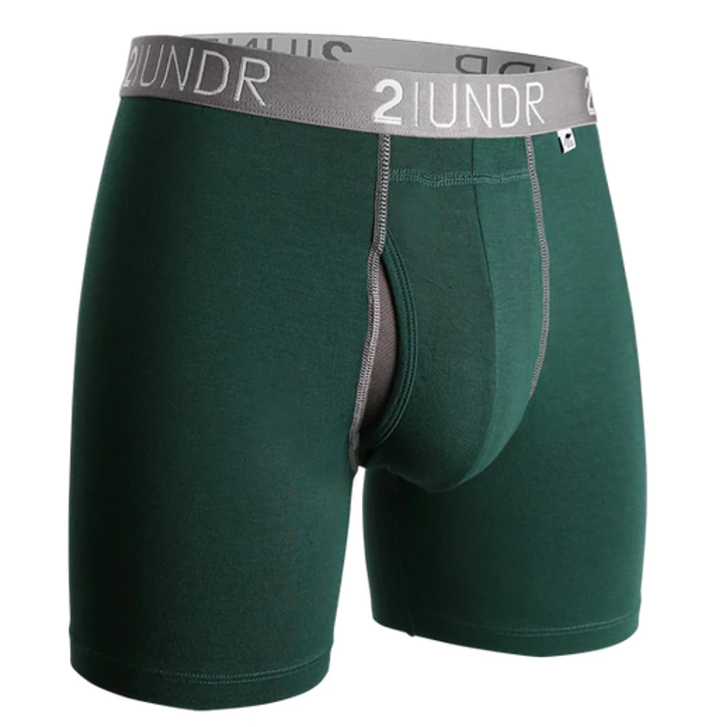 2UNDR - Swing Shift Solid Boxer Brief - Dark Green 3 2UNDR - Swing Shift Solid Boxer Brief - Dark Green
