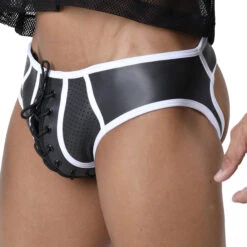 CellBlock 13 - Kickoff Lace Up JockBrief - White -Underwear Speedo 62990 S 29513.1653010307