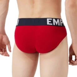 Giorgio Armani Emporio Armani - Mega Logo Brief - Cherry -Underwear Speedo 63207 B 01820.1669947319