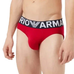 Giorgio Armani Emporio Armani - Mega Logo Brief - Cherry -Underwear Speedo 63207 S 78227.1669947320