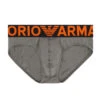 Giorgio Armani Emporio Armani - Mega Logo Brief - Pewter -Underwear Speedo 63211 F 23106.1669947254