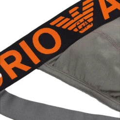 Giorgio Armani Emporio Armani - Mega Logo Jockstrap - Pewter -Underwear Speedo 63222 D 03091.1669947203