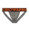 Giorgio Armani Emporio Armani - Mega Logo Jockstrap - Pewter -Underwear Speedo 63222 F 13219.1669947200