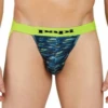 Papi - Print Jockstrap - Lime Glitch -Underwear Speedo 64003 1 81209.1652720088