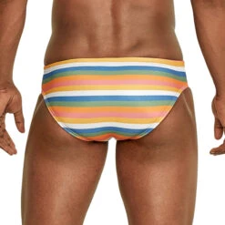 Speedo - Printed One Swim Brief - Vibe Stripe -Underwear Speedo 64486 B 55348.1679884424