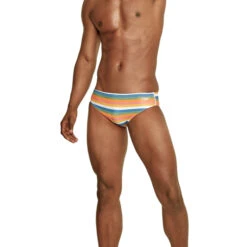 Speedo - Printed One Swim Brief - Vibe Stripe -Underwear Speedo 64486 LS 81933.1679884425