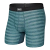 SAXX - Hot Shot Cooling Mesh Boxer Brief - Teal Heather 2 SAXX - Hot Shot Cooling Mesh Boxer Brief - Teal Heather -Underwear Speedo 65283 F 13573.1664302848