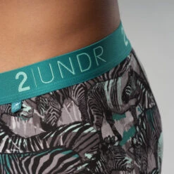 2UNDR - Swing Shift Boxer Brief - Zebras -Underwear Speedo 65360 D 73963.1661982500