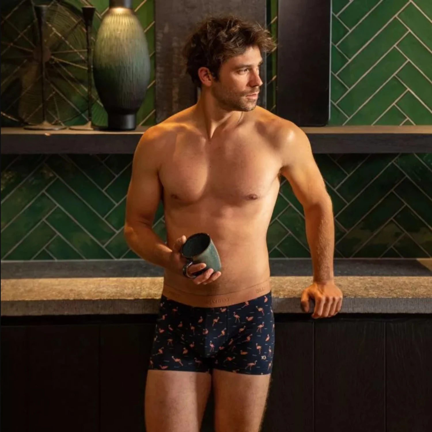 Billybelt - Organic Cotton Boxer Brief - Flamingo 4 Billybelt - Organic Cotton Boxer Brief - Flamingo - Image 2