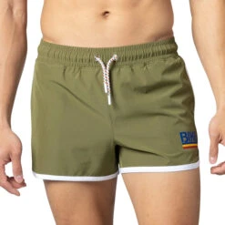 Bike - Stretch Track Short - Olive