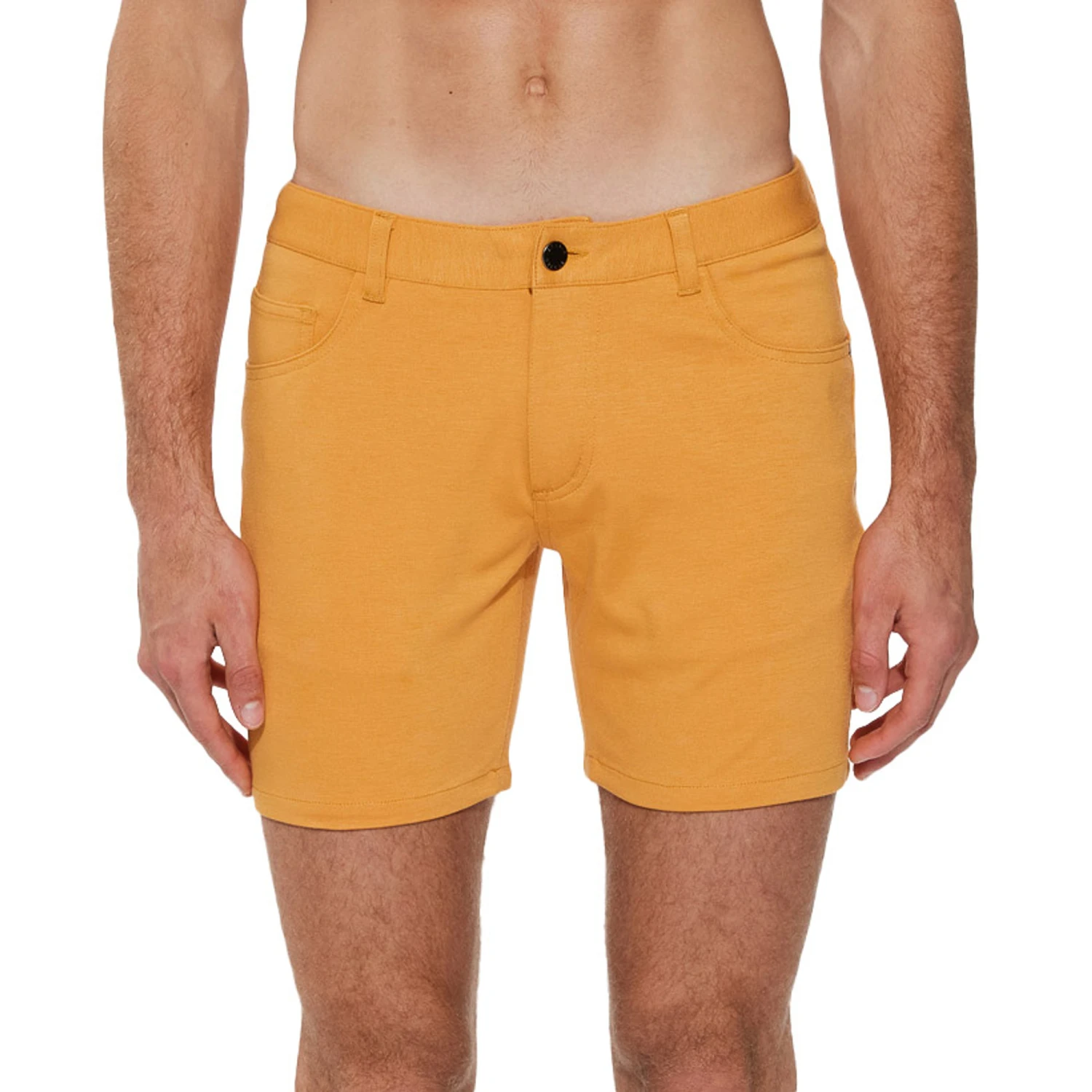 St33le 5" Stretch Knit Shorts - Apricot Peel 3 St33le 5" Stretch Knit Shorts - Apricot Peel