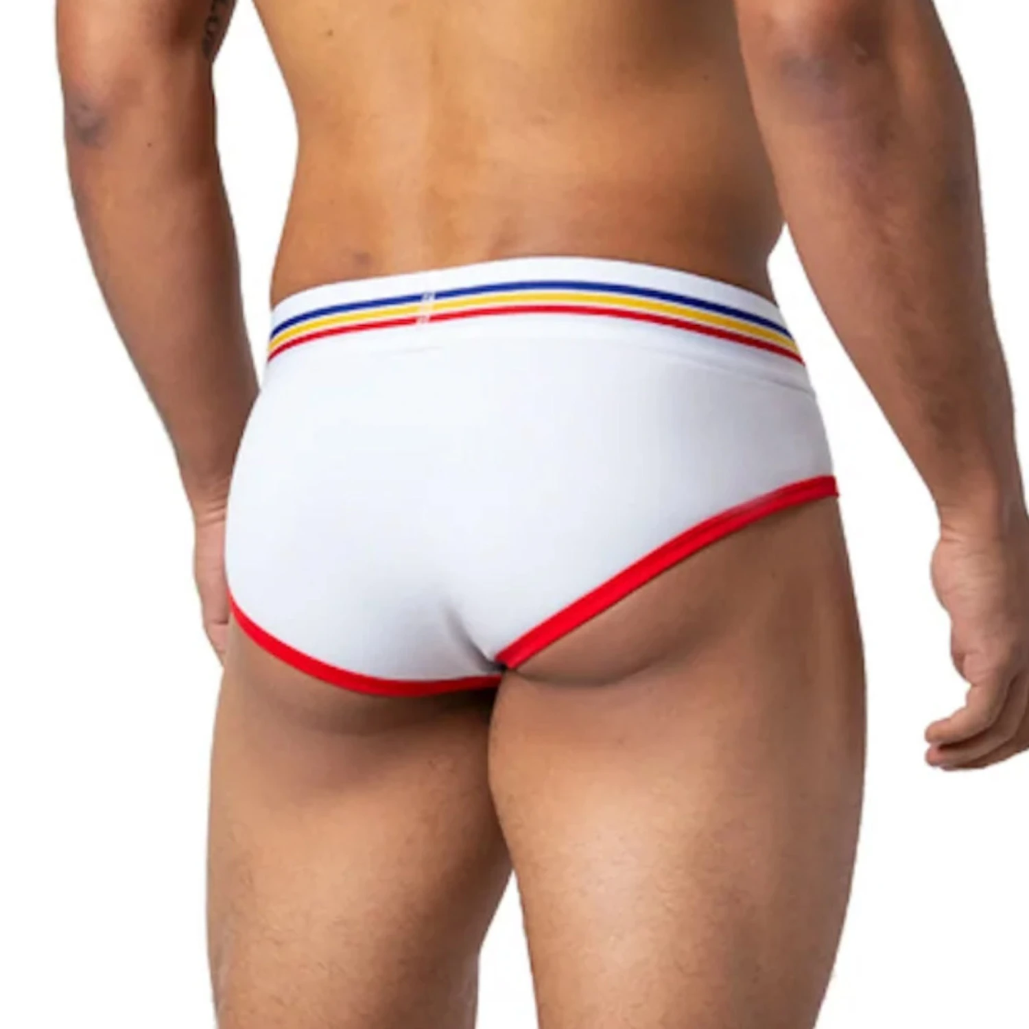 Bike - Cotton Stretch Brief - White 5 Bike - Cotton Stretch Brief - White - Image 3