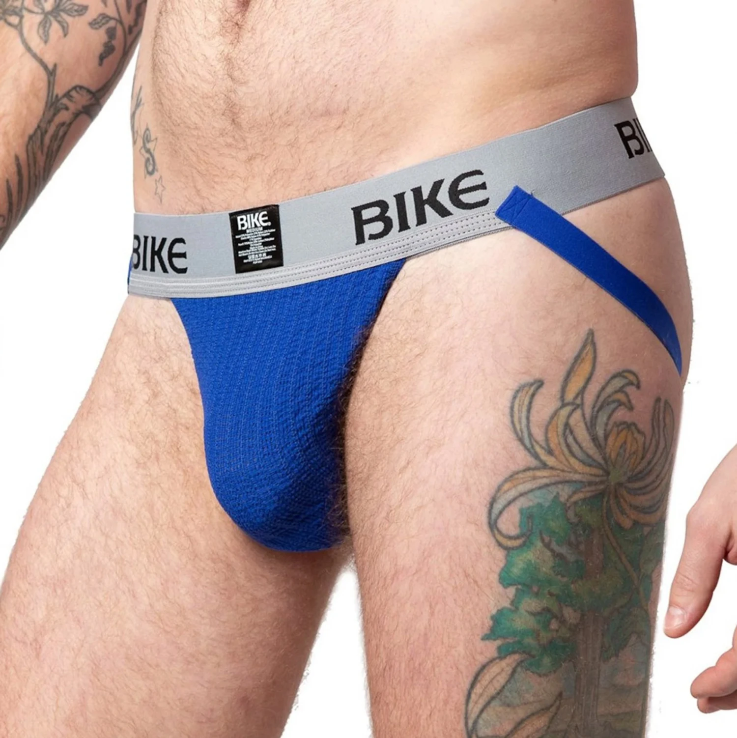 Bike - Classic Jockstrap - Blue 6 Bike - Classic Jockstrap - Blue - Image 4