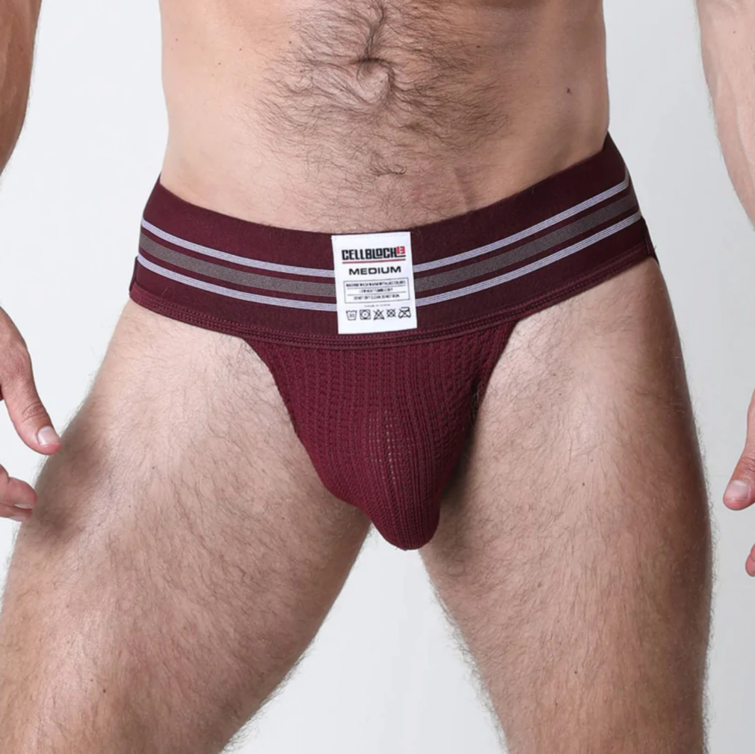 Cellblock 13 - Tight End Jockstrap - Burgundy 3 Cellblock 13 - Tight End Jockstrap - Burgundy