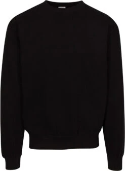 Three Layer - Pullover Crewneck Sweatshirt - Black
