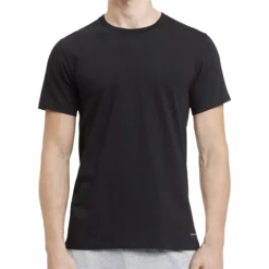 Calvin Klein - 5-Pack Cotton Classics Crew Neck T-Shirt - Wt/Gry/Bk -Underwear Speedo 66200 F4 19327.1670629680