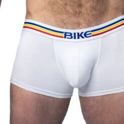 Bike - Solid Cotton Trunk - White -Underwear Speedo 66314 D 85101.1675207757