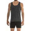 St33le - Space Dye Stretch Mesh Performance Gym Tank Top - Charcoal -Underwear Speedo 66711 F 34951.1680125604
