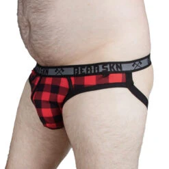 BEAR SKN - Backwoods Jockstrap - Red -Underwear Speedo 67046 S 19849.1675289305