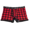 BEAR SKN - Bamboo Boxer Brief - Backwoods Red 2.5