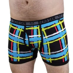 BEAR SKN - Bamboo Boxer Brief - Plaid Paint -Underwear Speedo 67072 F 11277.1670551414